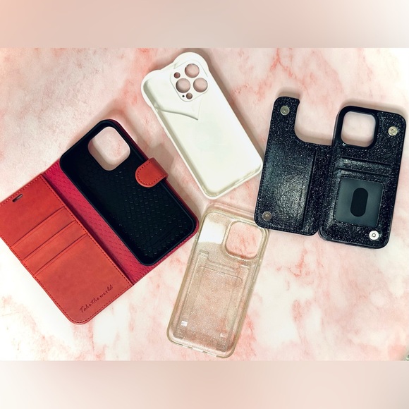 iPhone 13 Pro Protective Covers + Case [& Accessories] Bundle of 4 - Picture 4 of 8